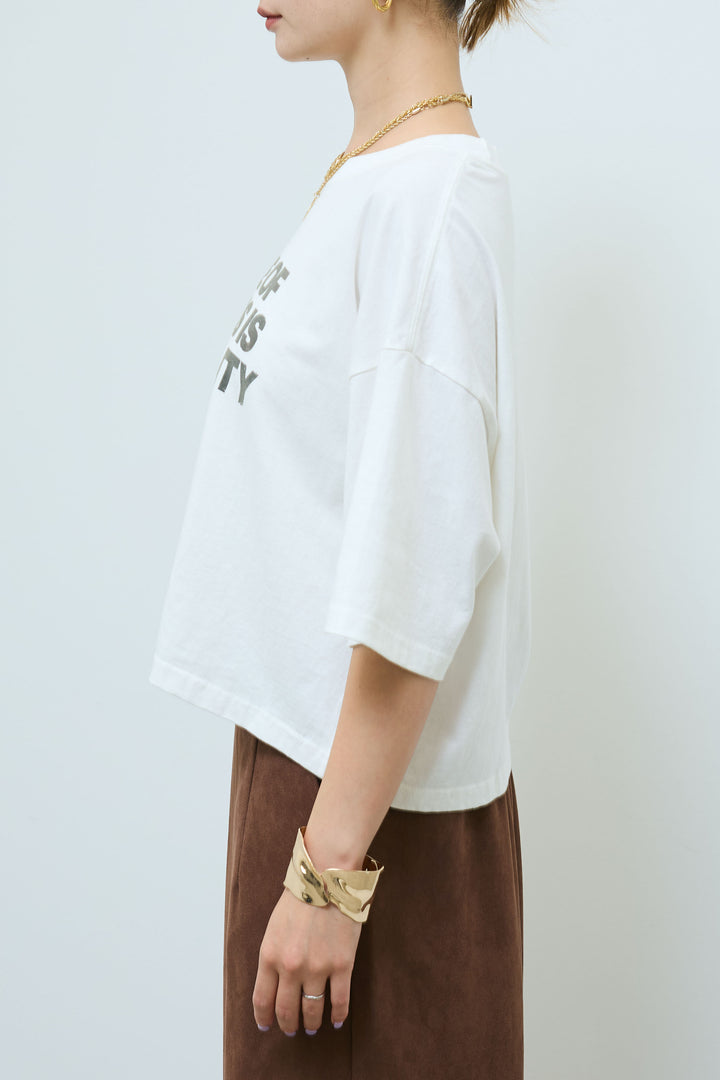 [予約/SET]パイピングジャガードJK+ピグメントロゴショート丈T+裏毛カーブラインワイドパンツ(3set)