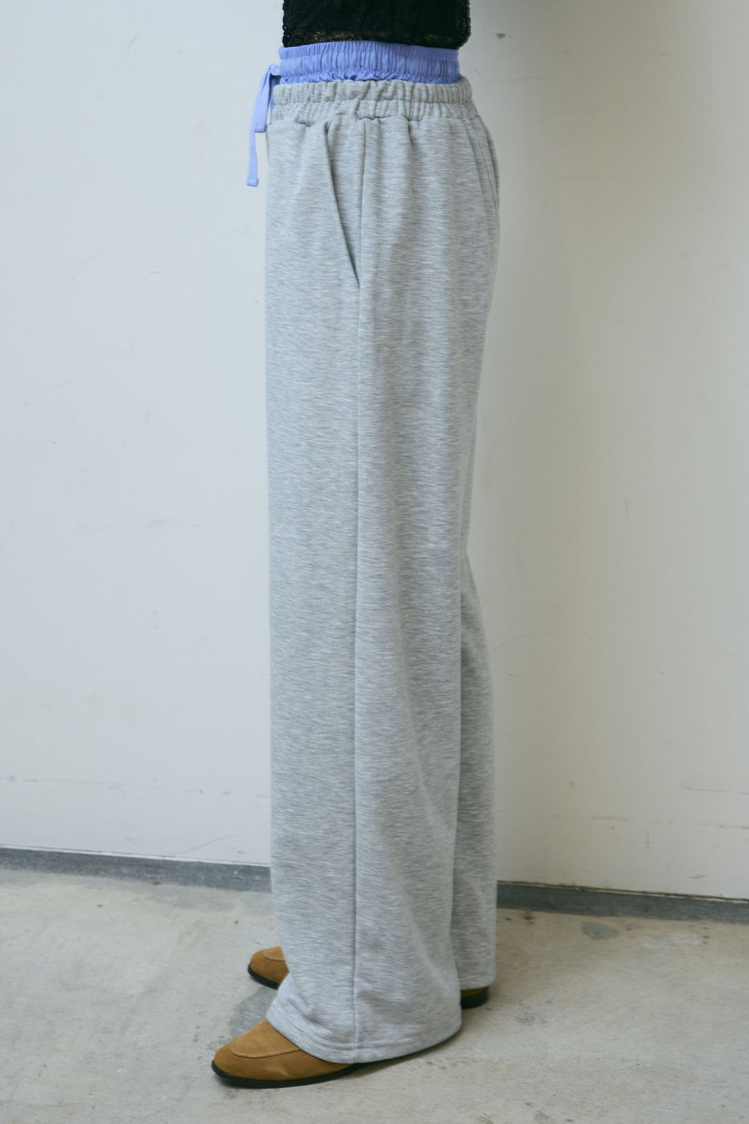 [予約]裏毛ドッキングパンツ