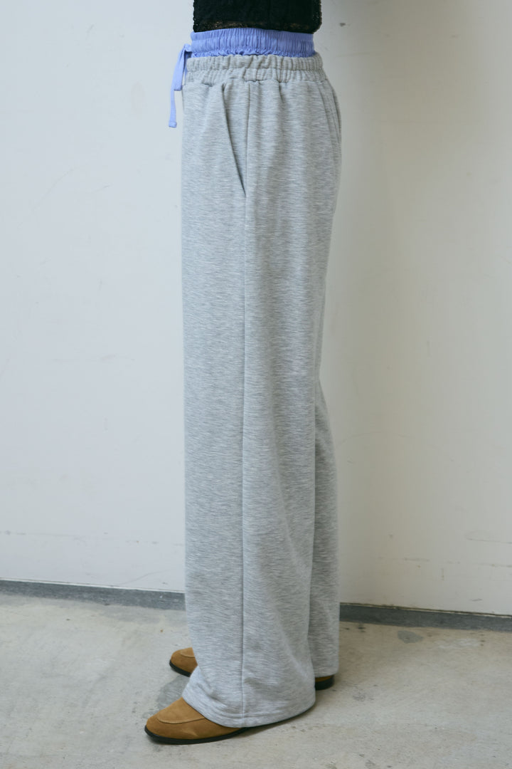 [予約]裏毛ドッキングパンツ