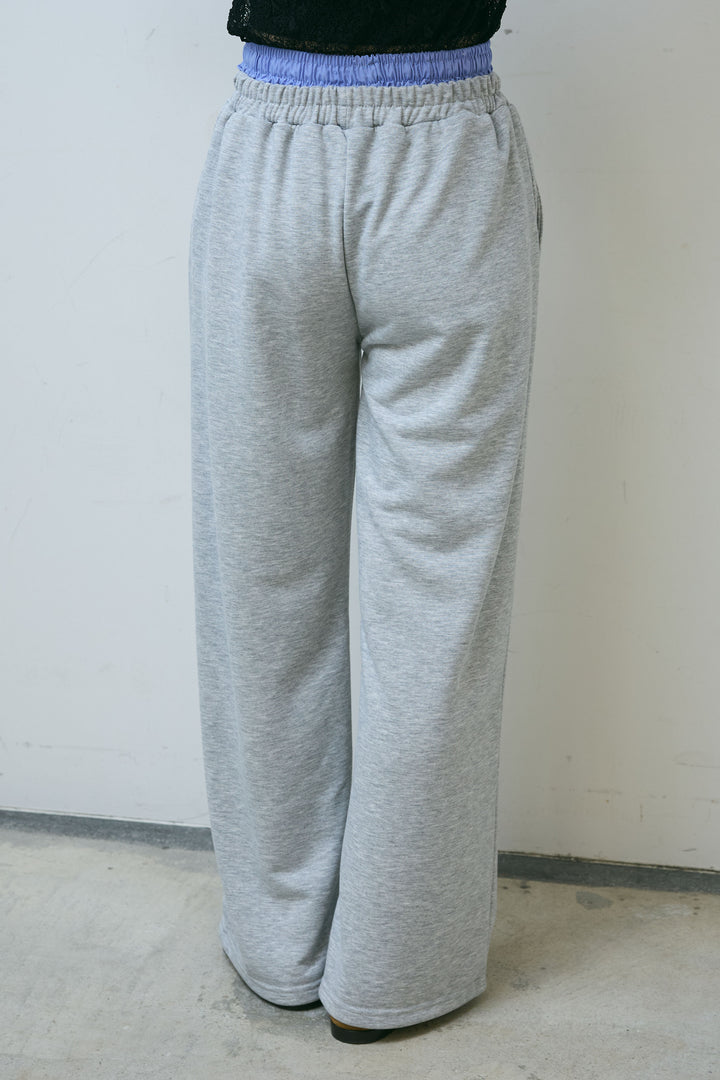 [予約]裏毛ドッキングパンツ