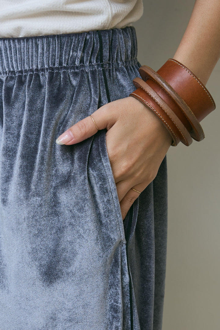 [予約/SET]ダンスフェザーベスト+ベロアサイドラインパンツ(2set)