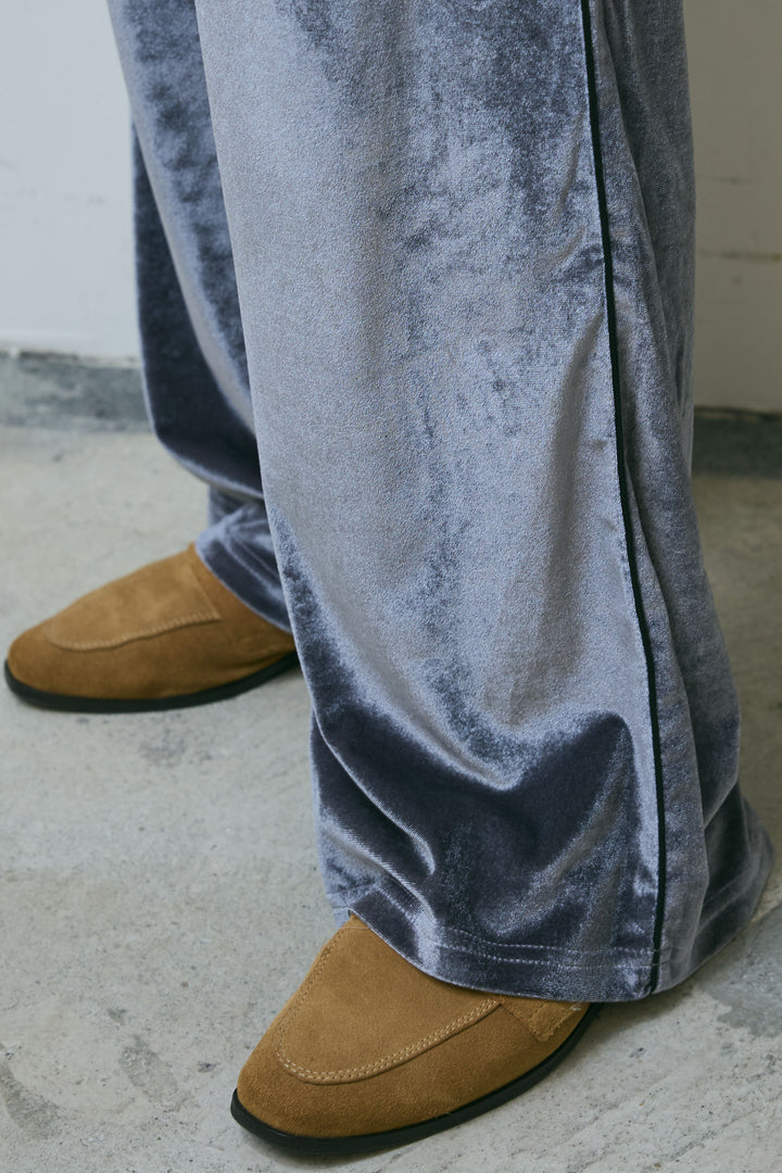 [予約]ベロアサイドラインパンツ