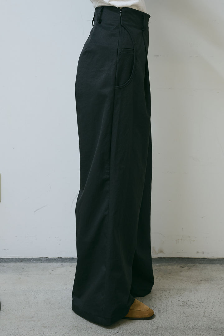 [予約/SET]フェイクスウェードブルゾン+サイドポケットカーブフォルムパンツ(2set)