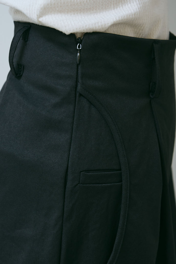 [予約/SET]フェイクスウェードブルゾン+サイドポケットカーブフォルムパンツ(2set)