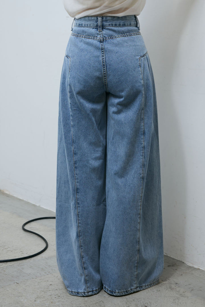 [予約]サイド切り替えデニム