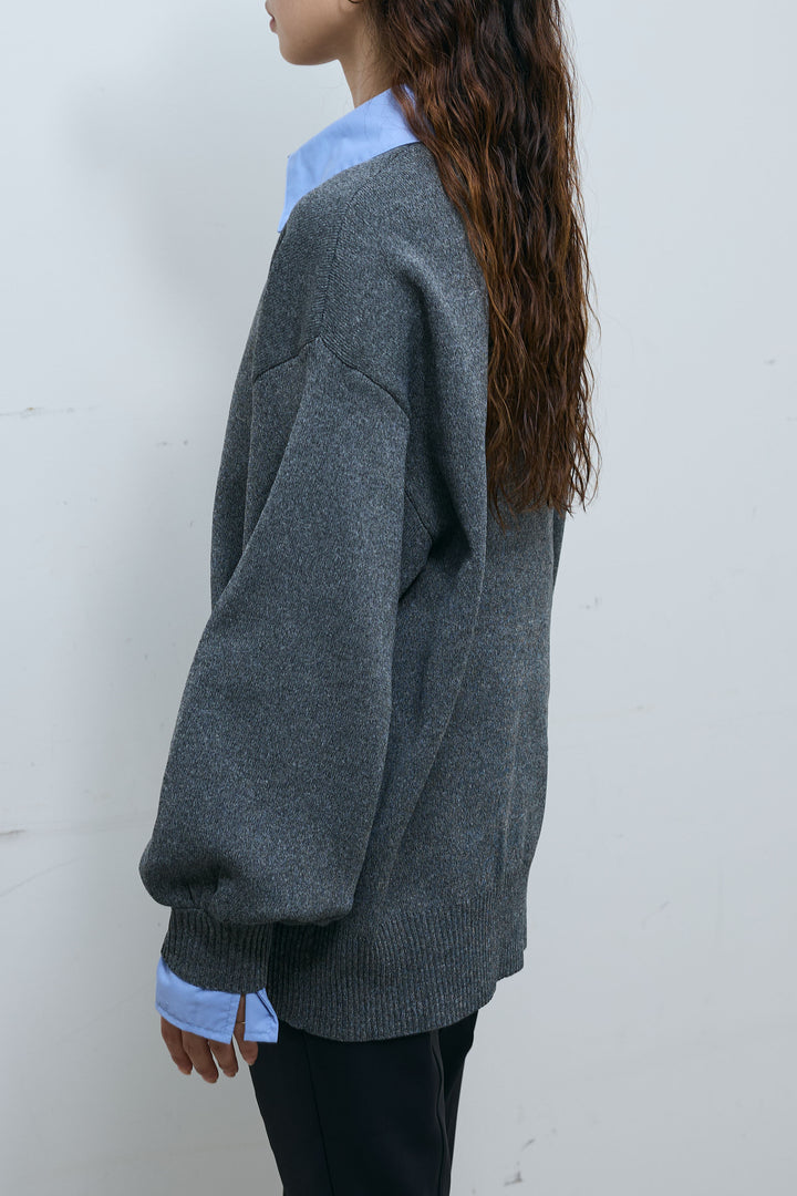 [予約/SET]プレッピーコントラストニット+プレッピーコントラストニット(2set)