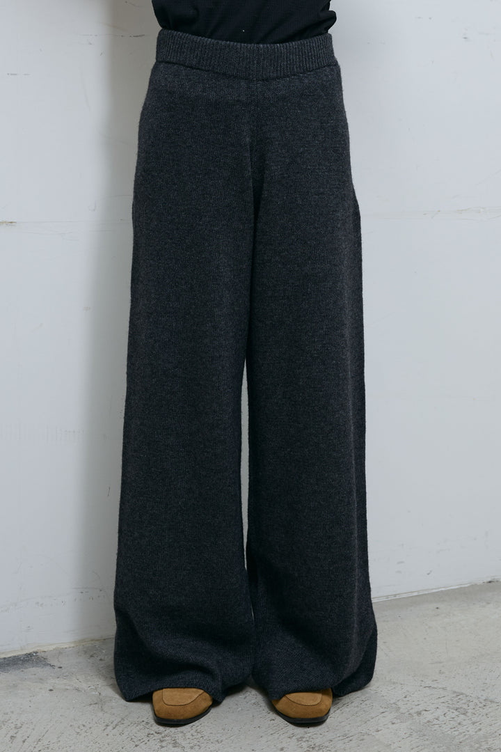 [予約]ニットワイドパンツ
