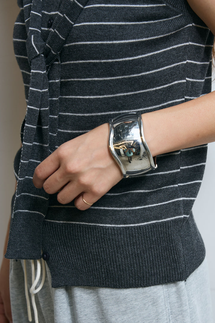 [予約]ドッキングスリーブニットTOPS