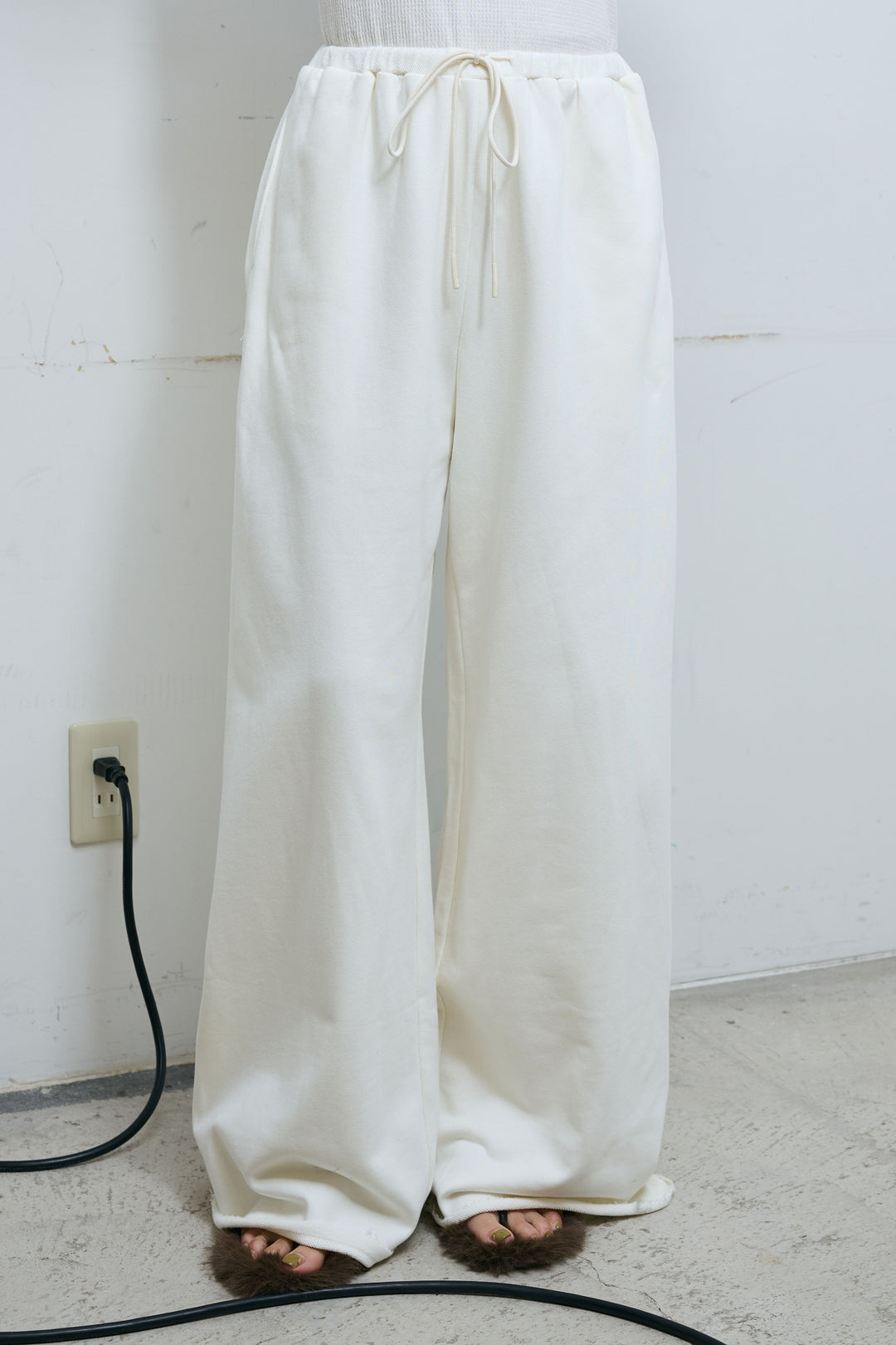 [予約/SET]2wayニットカーデ+エフォートレススウェットパンツ(2set)