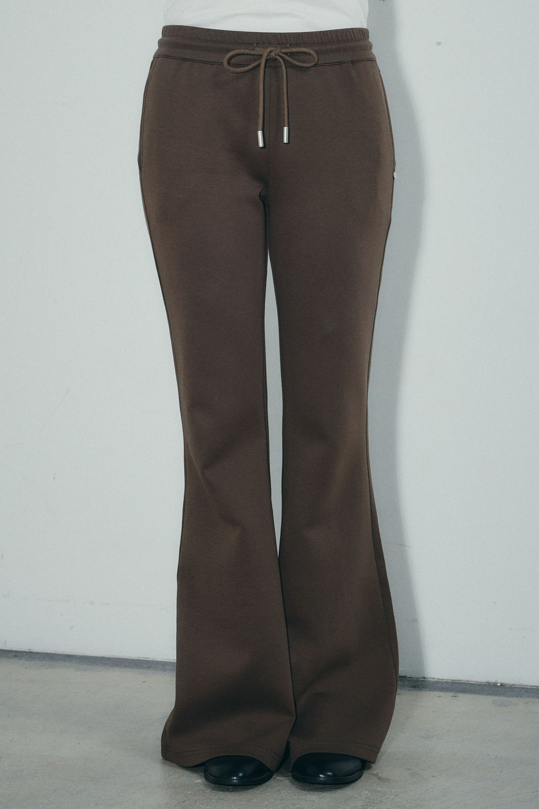 [予約/SET]オーバーサイズオフショルスウェット+美脚フレアスウェットパンツ(2set)