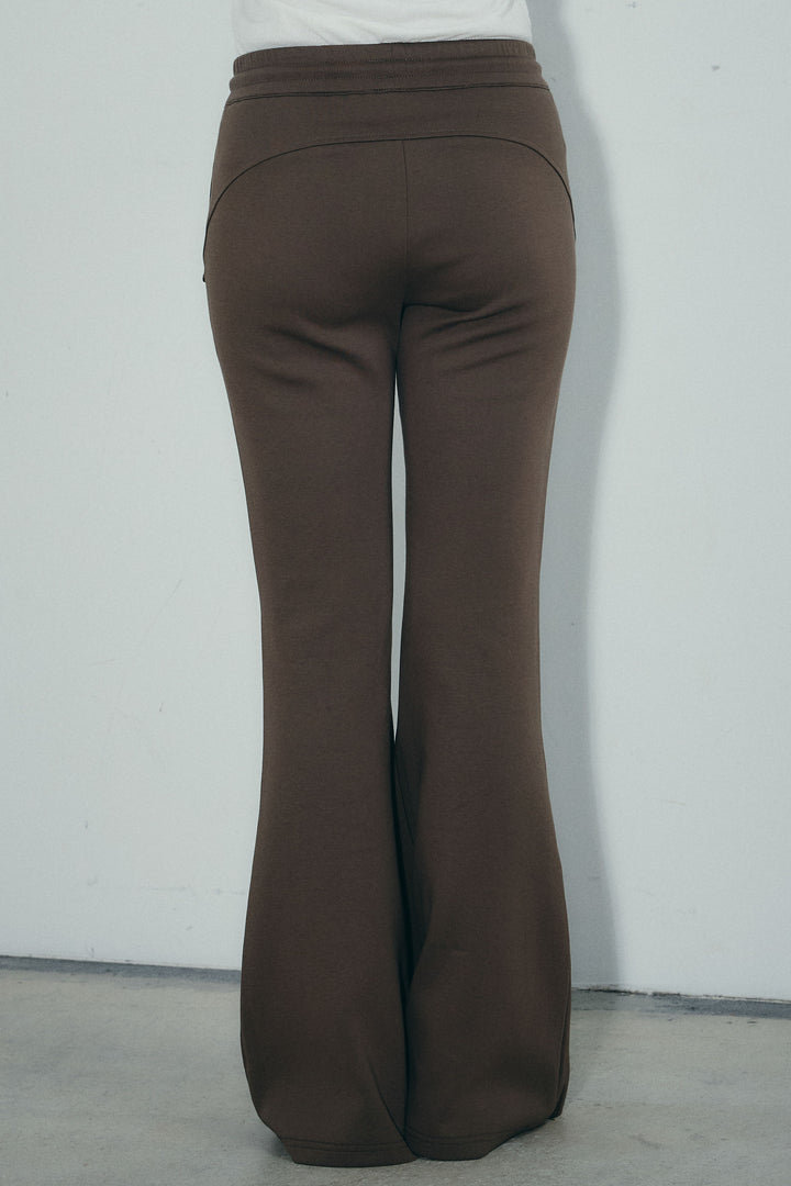 [予約/SET]オーバーサイズオフショルスウェット+美脚フレアスウェットパンツ(2set)