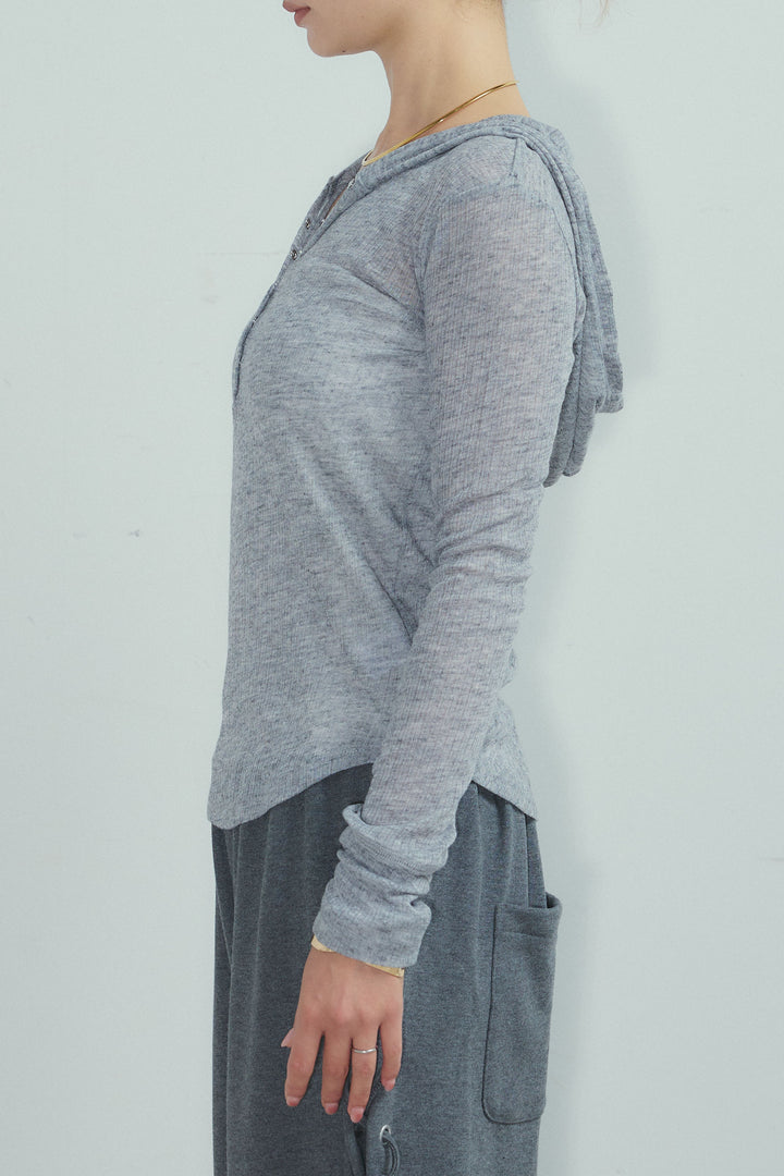 [予約/SET]ヘザーツイルダブルジャケット+シアーフーディ(2set)