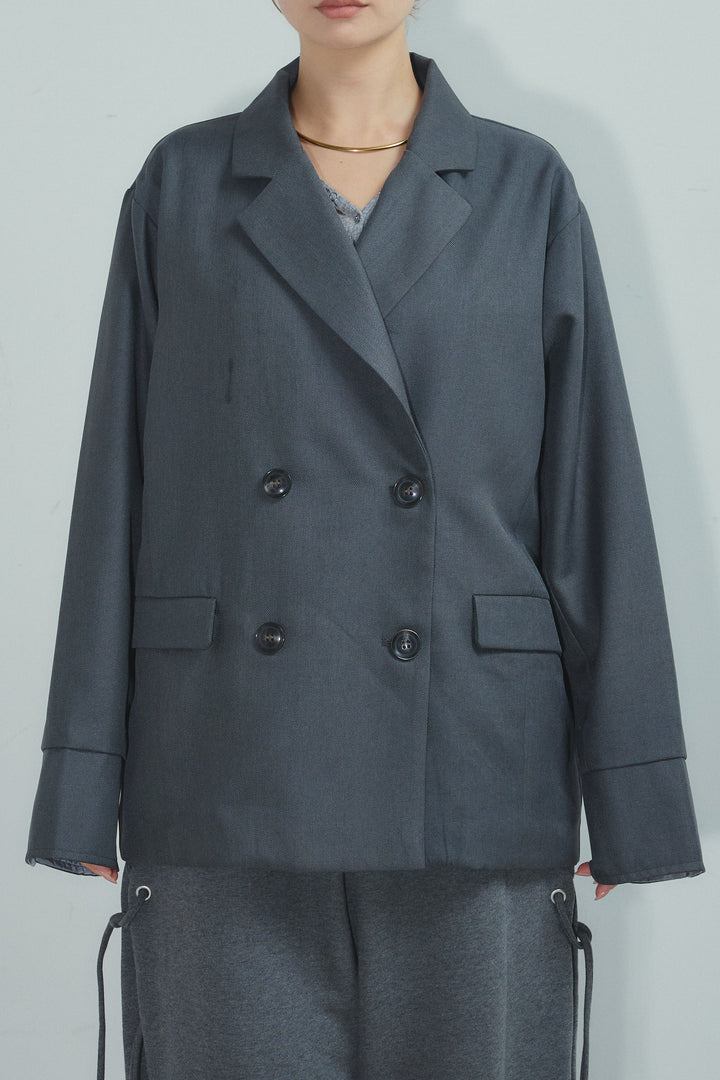 [予約]ヘザーツイルダブルジャケット