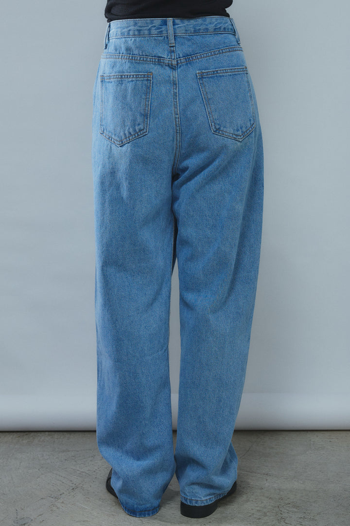 [予約/SET]ショートテディベアコート+アシメウエストデニム(2set)