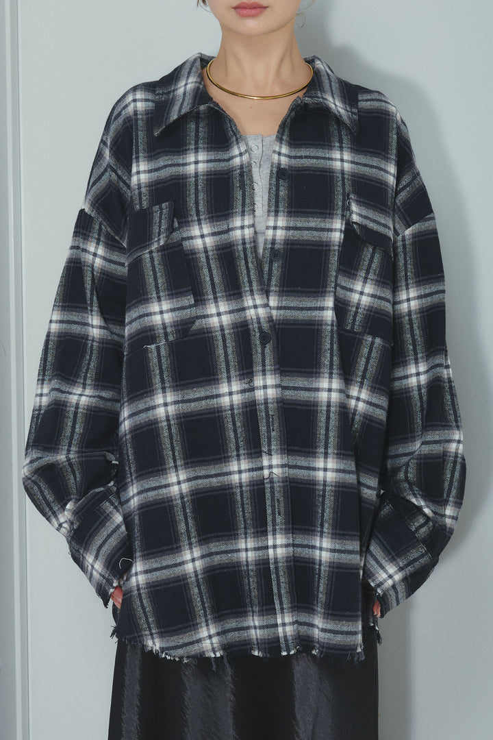 [予約]ヴィンテージライクチェックシャツJK
