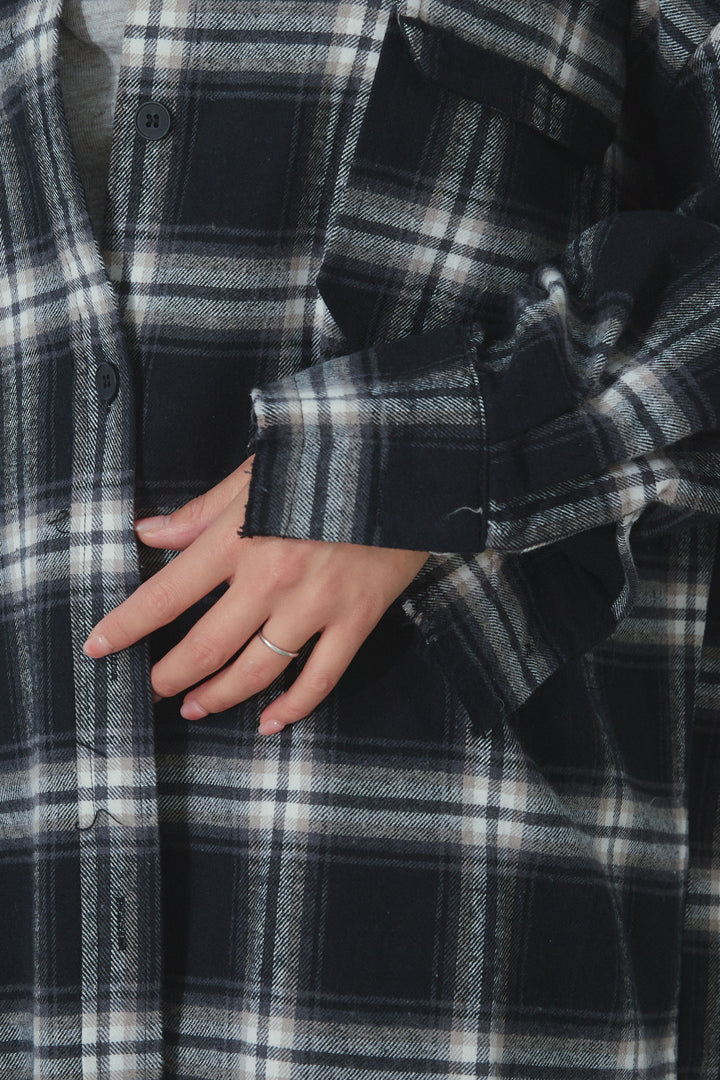 [予約]ヴィンテージライクチェックシャツJK