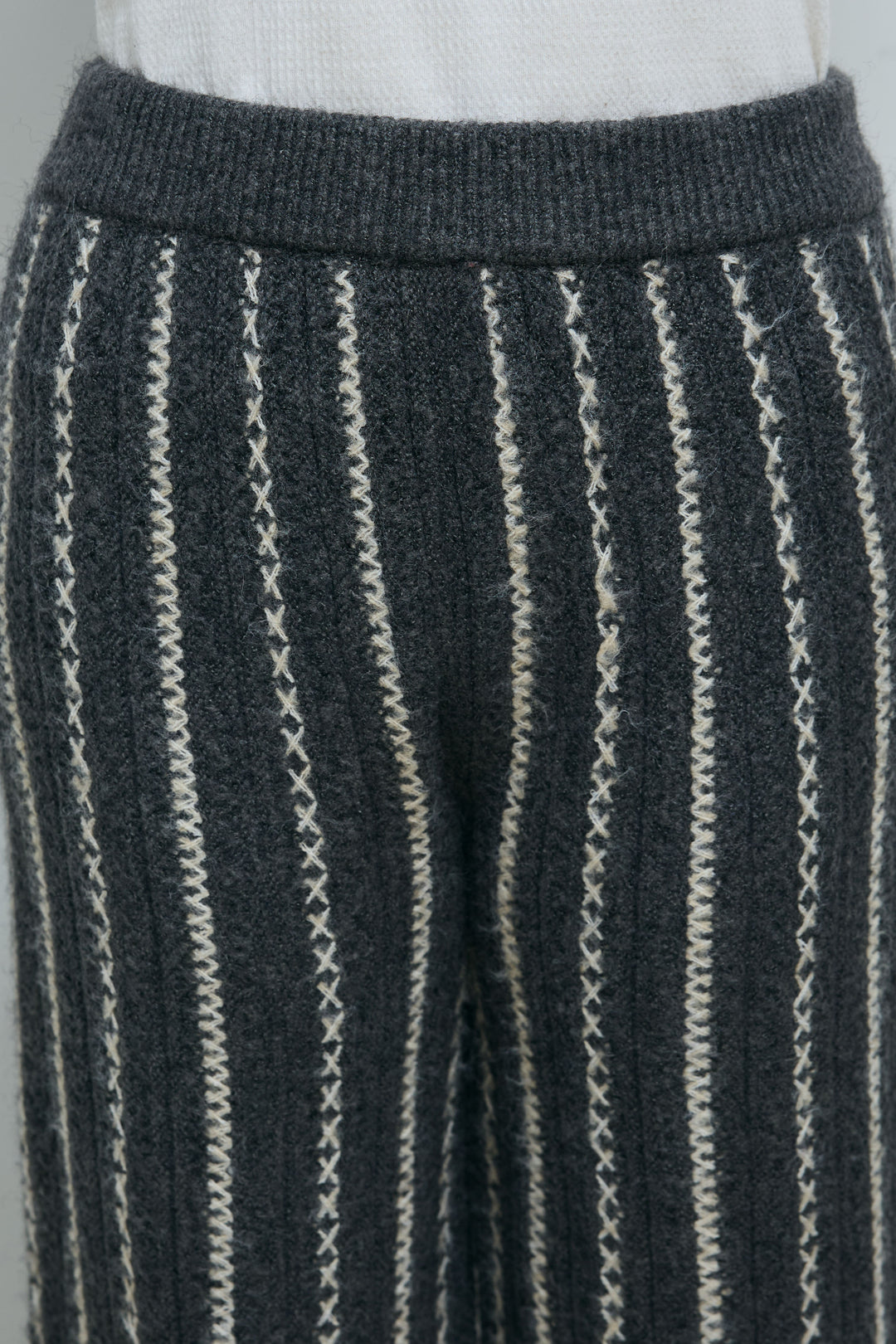 [予約/SET]細ストライプニットカーディガンSETUP