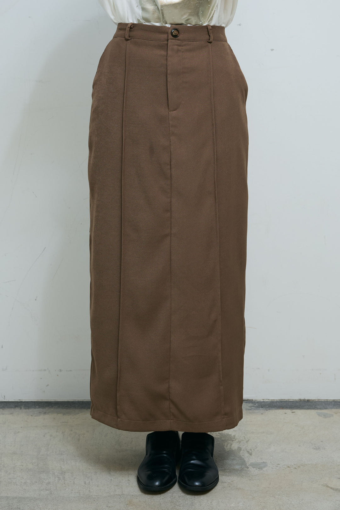 ピンタックストレートスカート