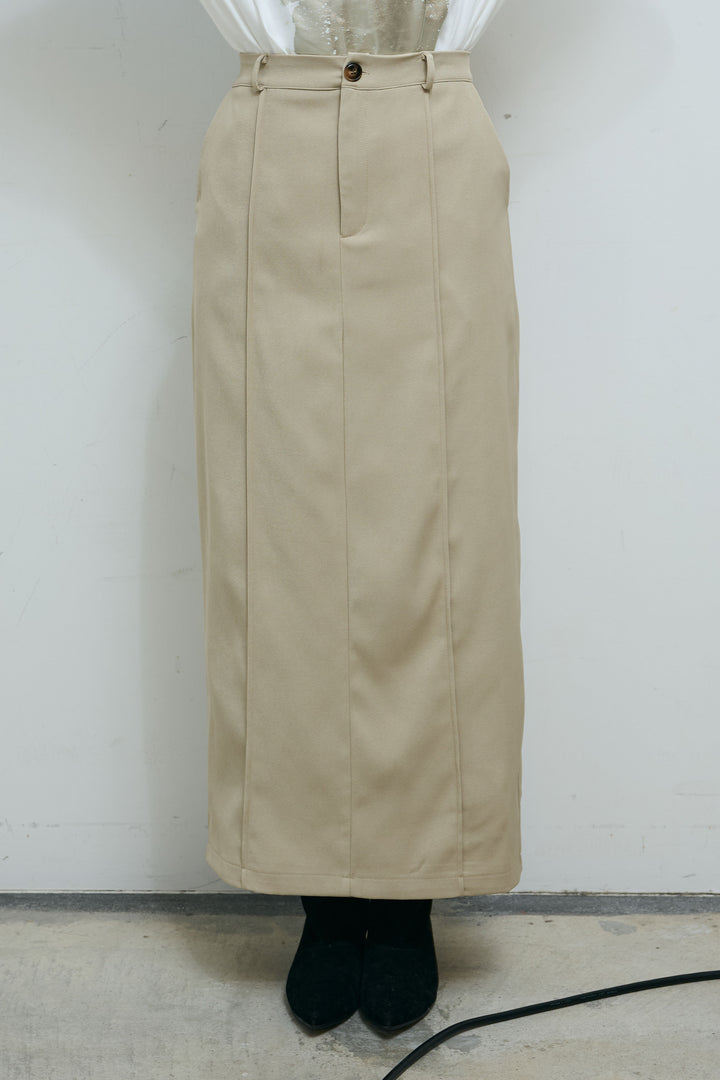 ピンタックストレートスカート