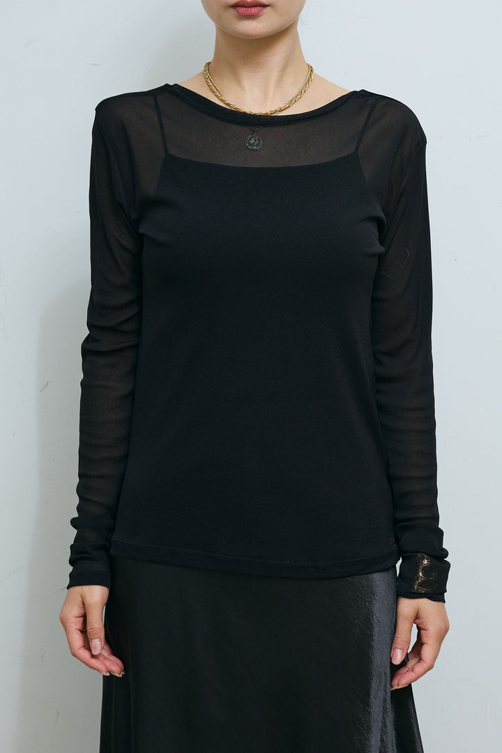 [予約]ラウンドバックシアートップス