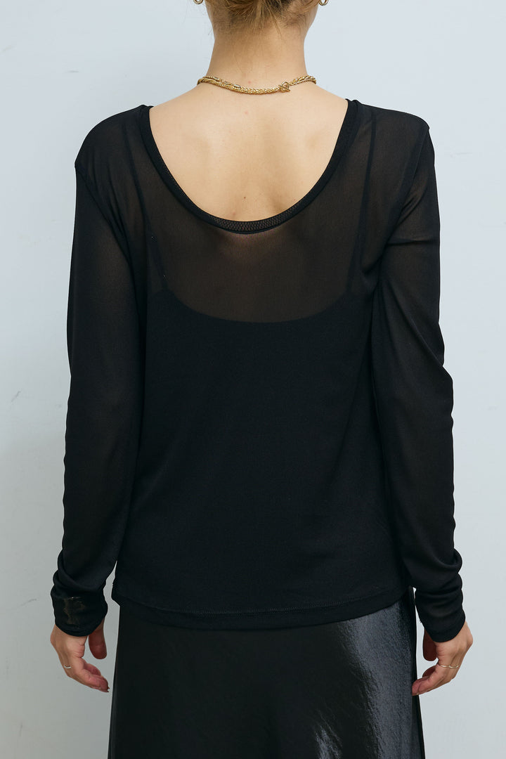 [予約]ラウンドバックシアートップス