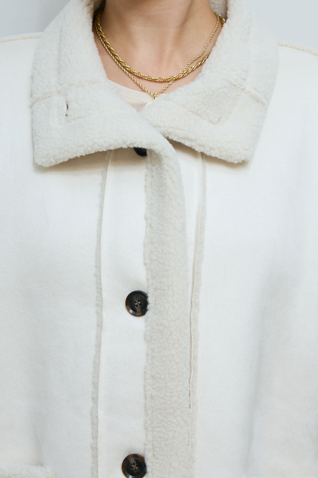 [予約/SET]ボアベスト+裾レースサテンスカート(2set)