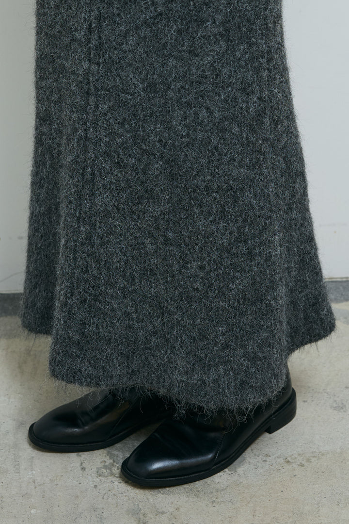 [予約/SET]ポンチョレイヤードニットアップ