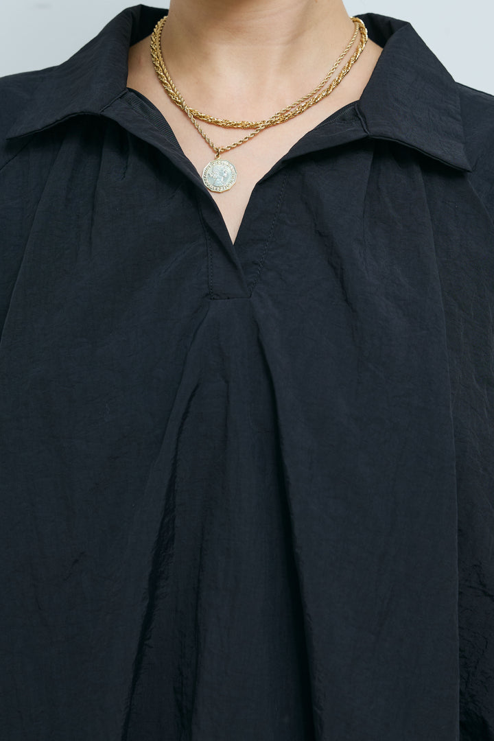 スキッパーバルーンシャツ