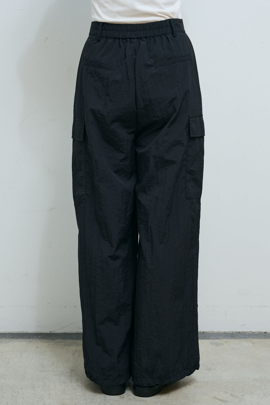 [予約/SET]スキッパーバルーンシャツ+ナイロン裾ドロストPT(2set)