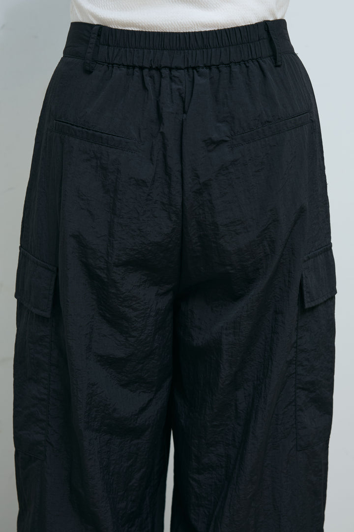 [予約/SET]スキッパーバルーンシャツ+ナイロン裾ドロストPT(2set)