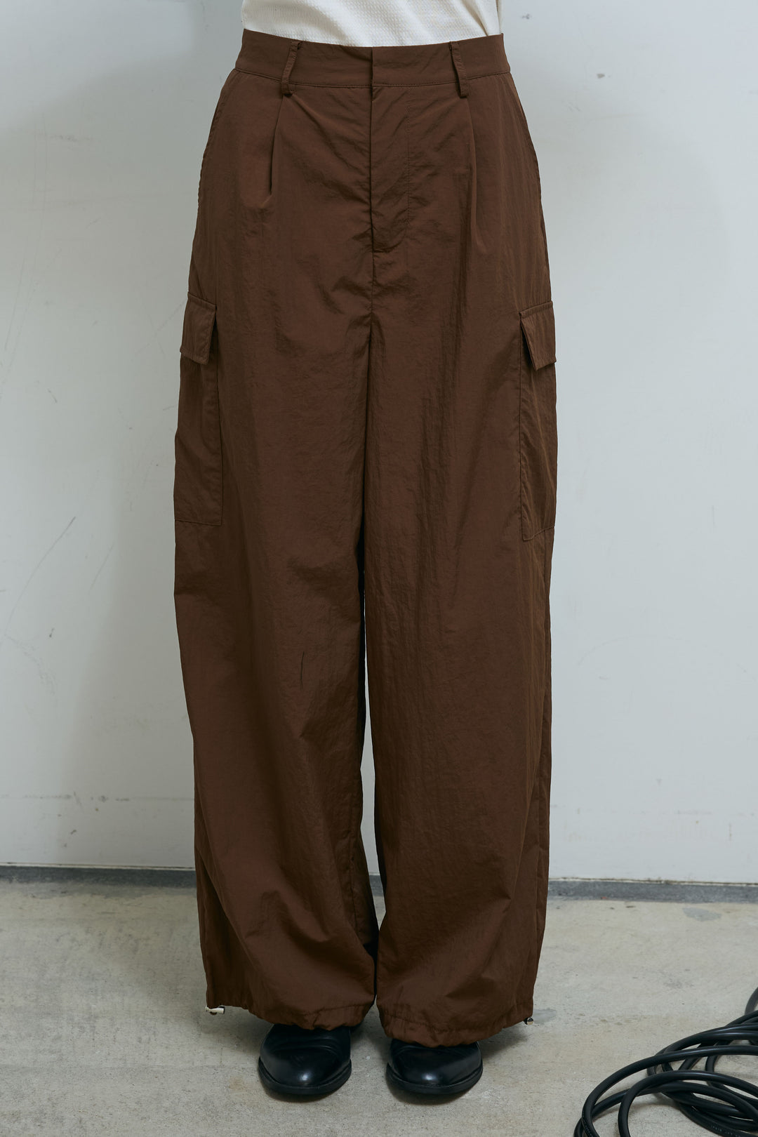 ナイロン裾ドロストPT