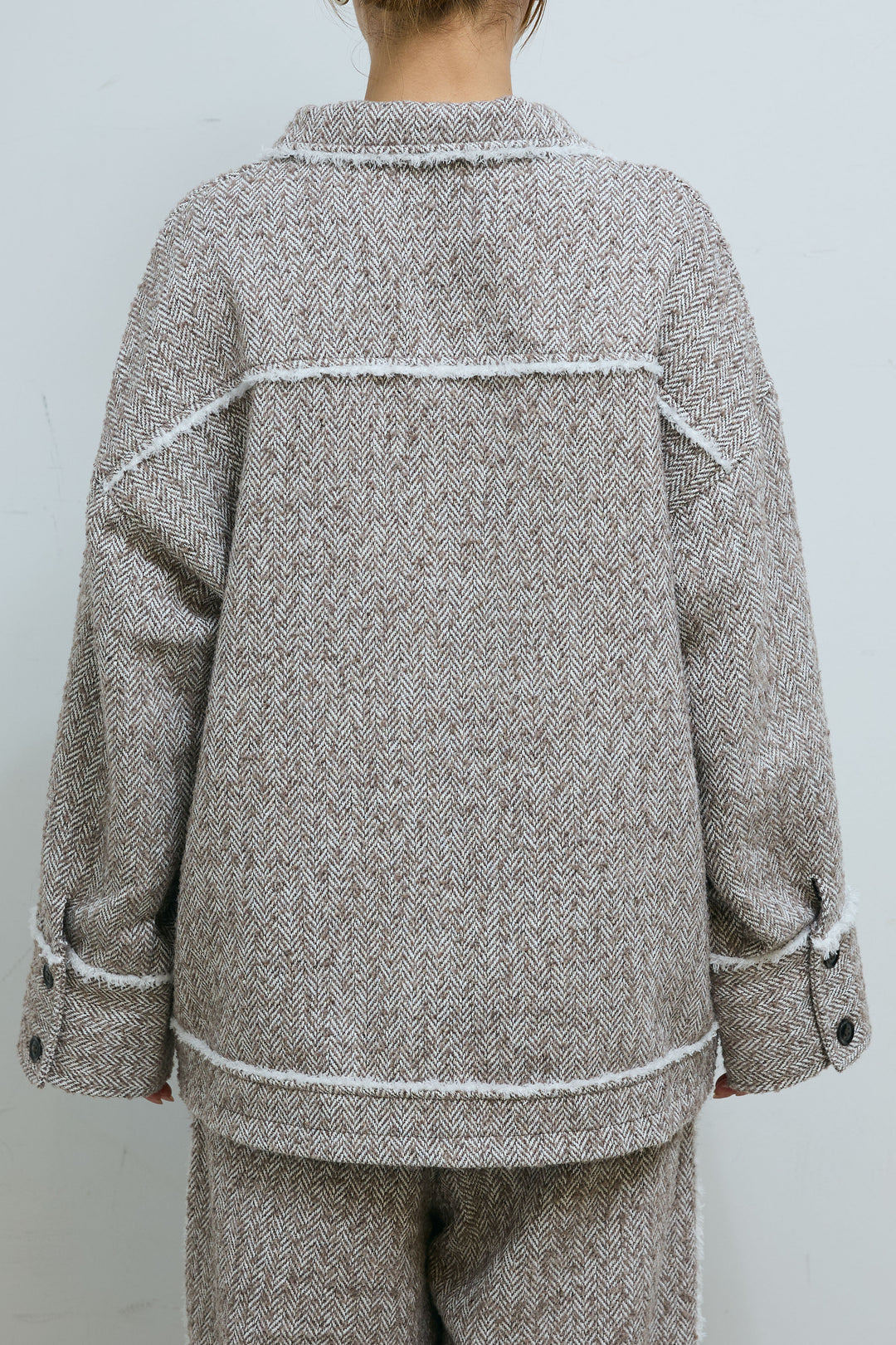 [予約]ツイードフリンジオーバージャケット