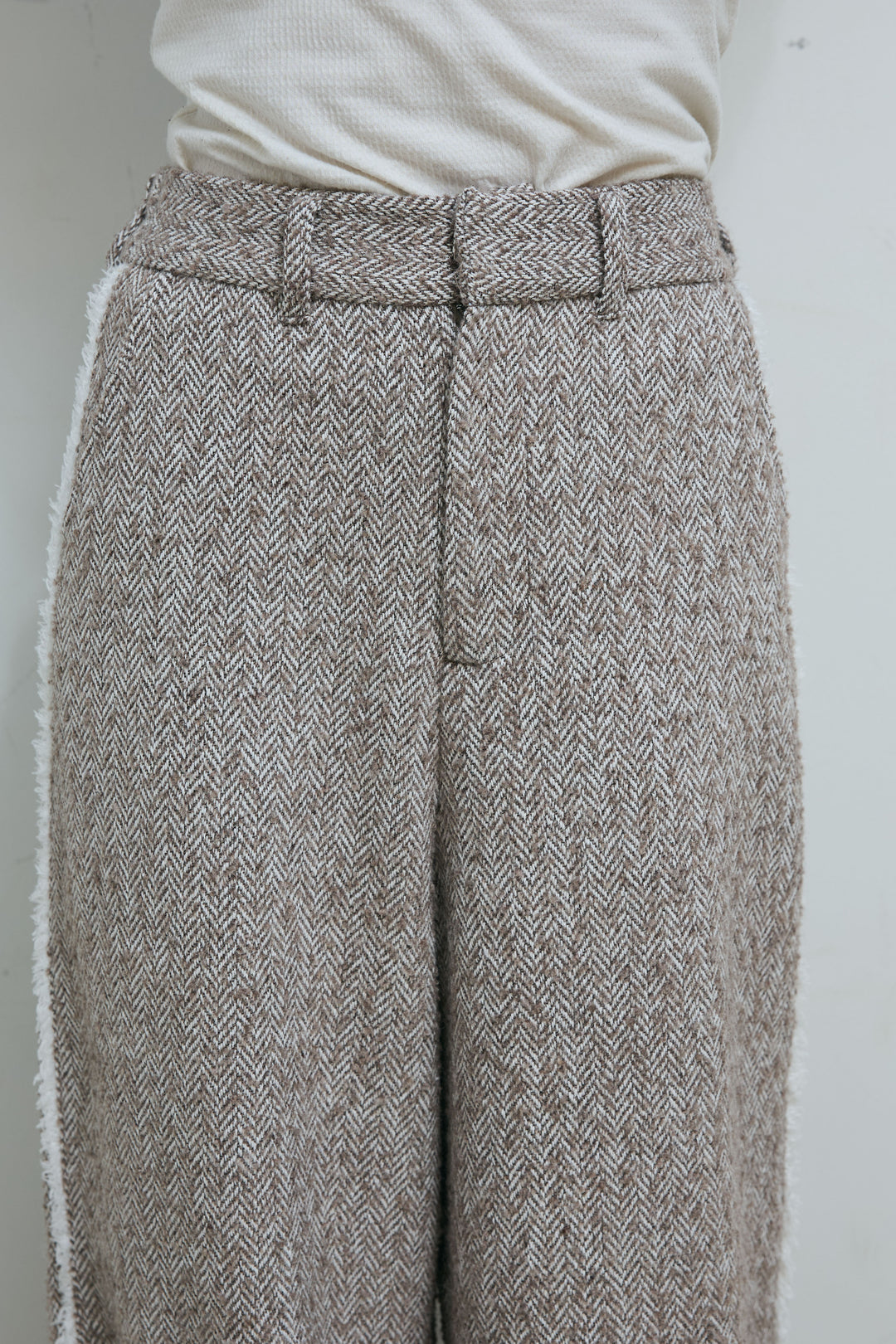 [予約/SET]ツイードフリンジオーバージャケット+ツイードフリンジカーブパンツ(2set)