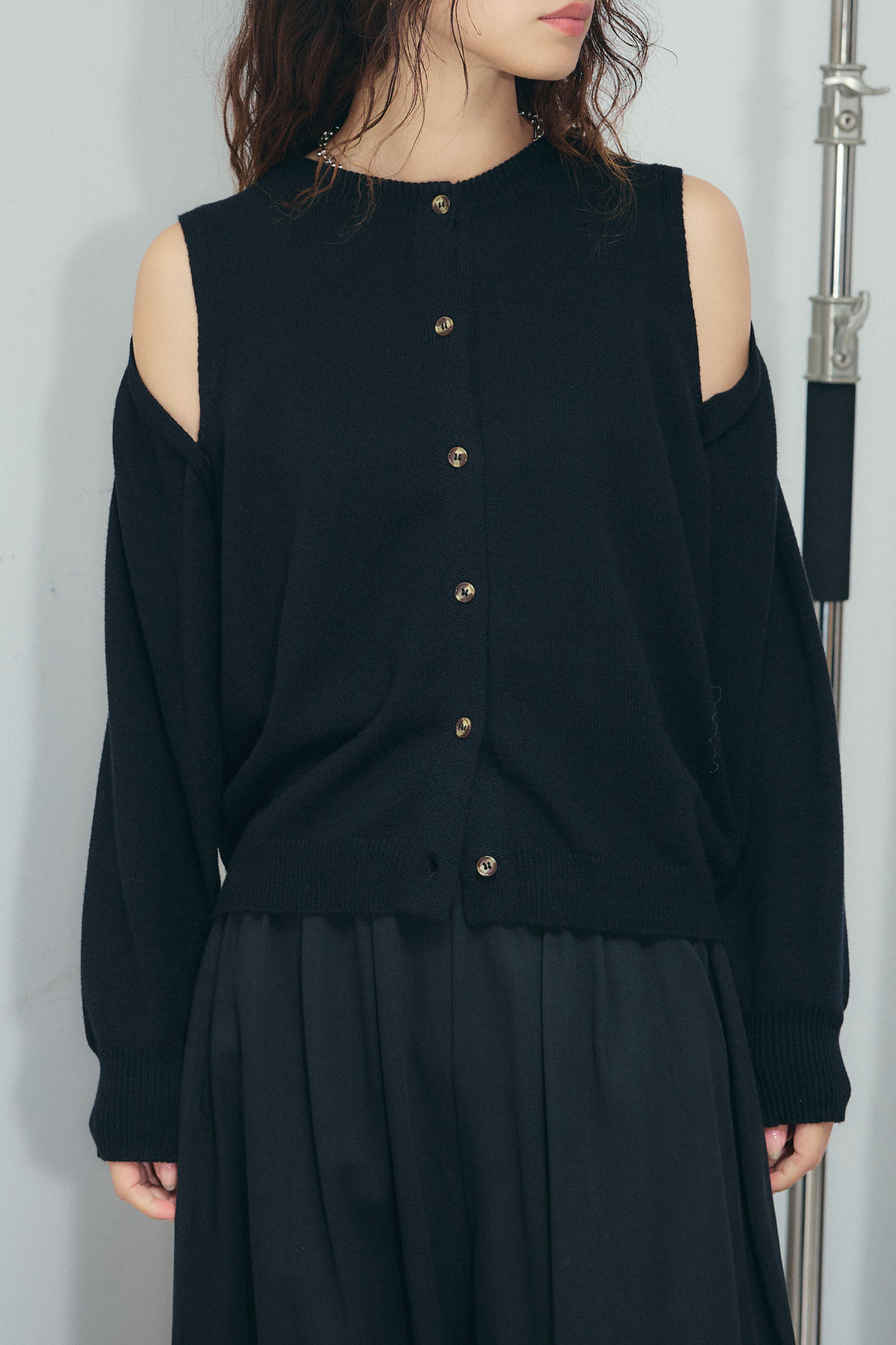 [予約/SET]2wayニットカーデ+エフォートレススウェットパンツ(2set)