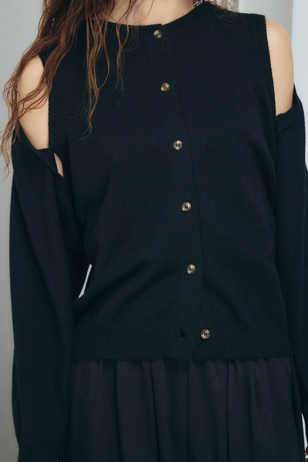 [予約/SET]2wayニットカーデ+バルーンパンツ(2set)