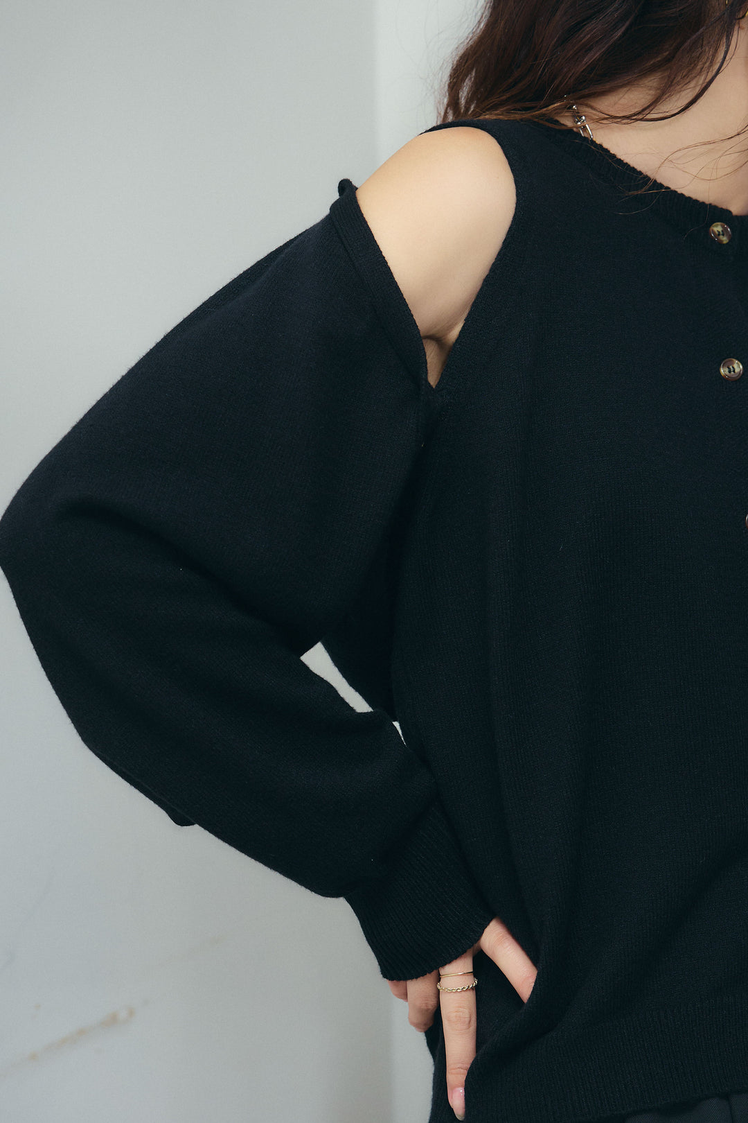 [予約/SET]2wayニットカーデ+バルーンパンツ(2set)