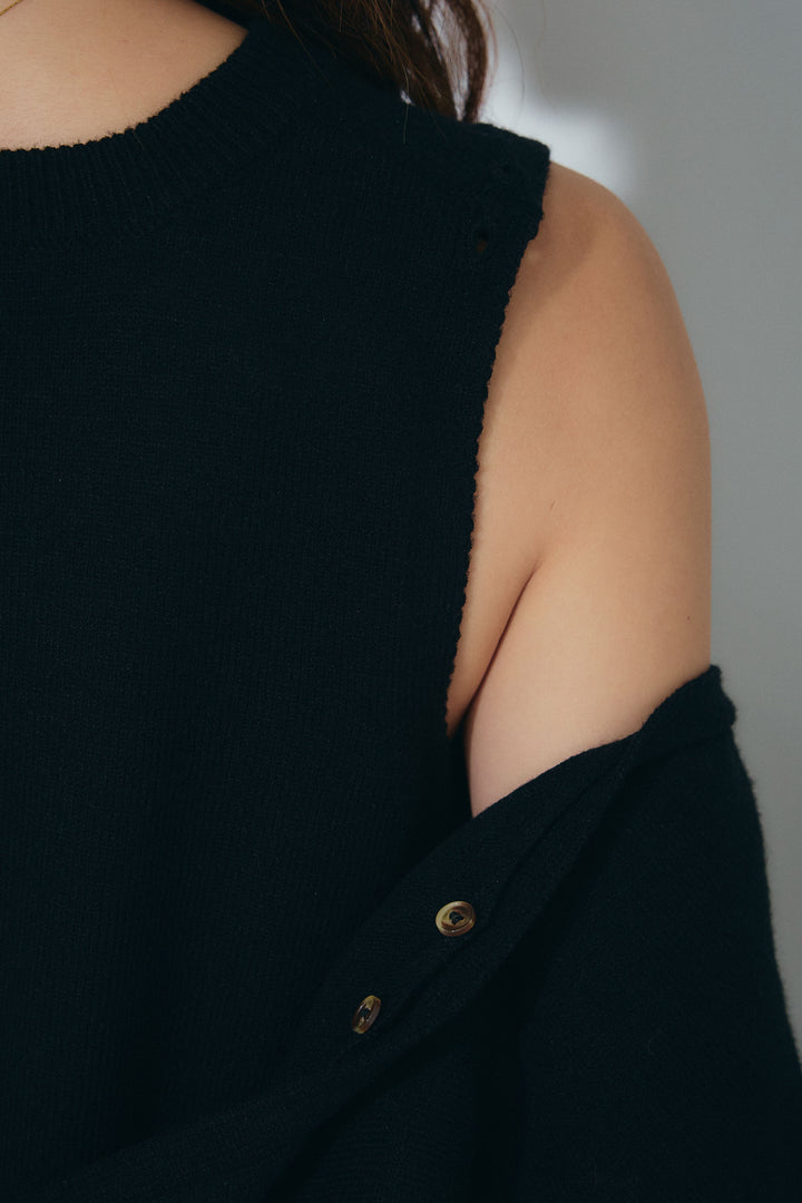 [予約]2wayニットカーデ