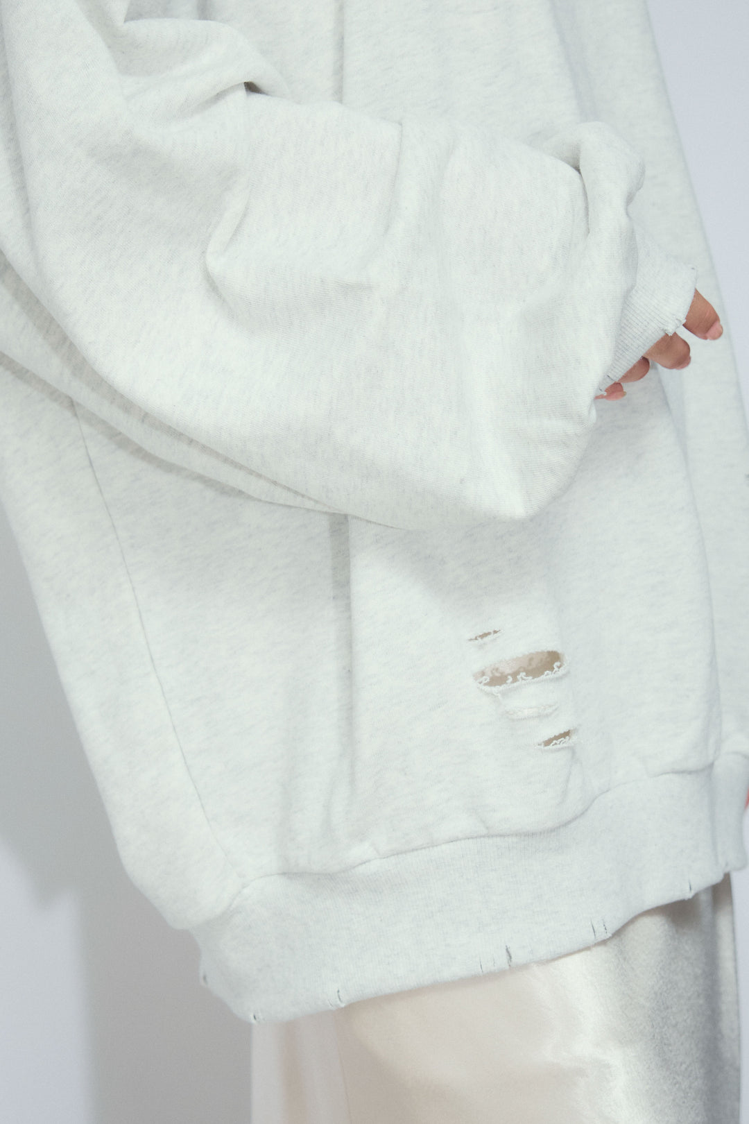 [予約/SET]ヴィンテージ加工PO+フロントスリット裏毛SK(2set)