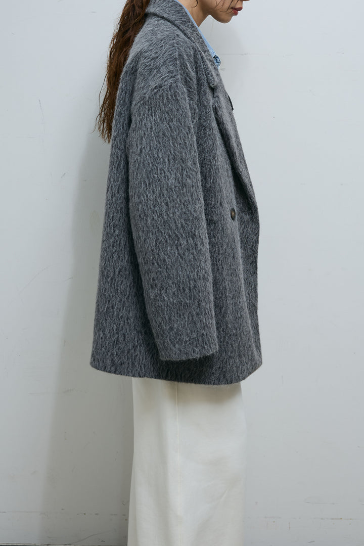 [予約/SET]シャギーミドルコート+エフォートレススウェットパンツ(2set)