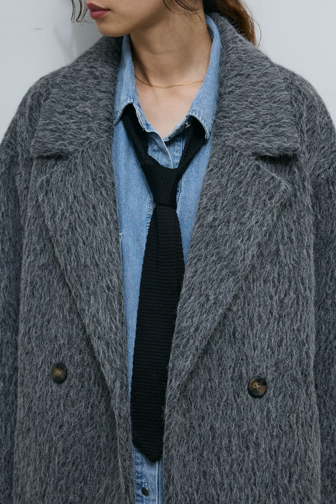 [予約]シャギーミドルコート