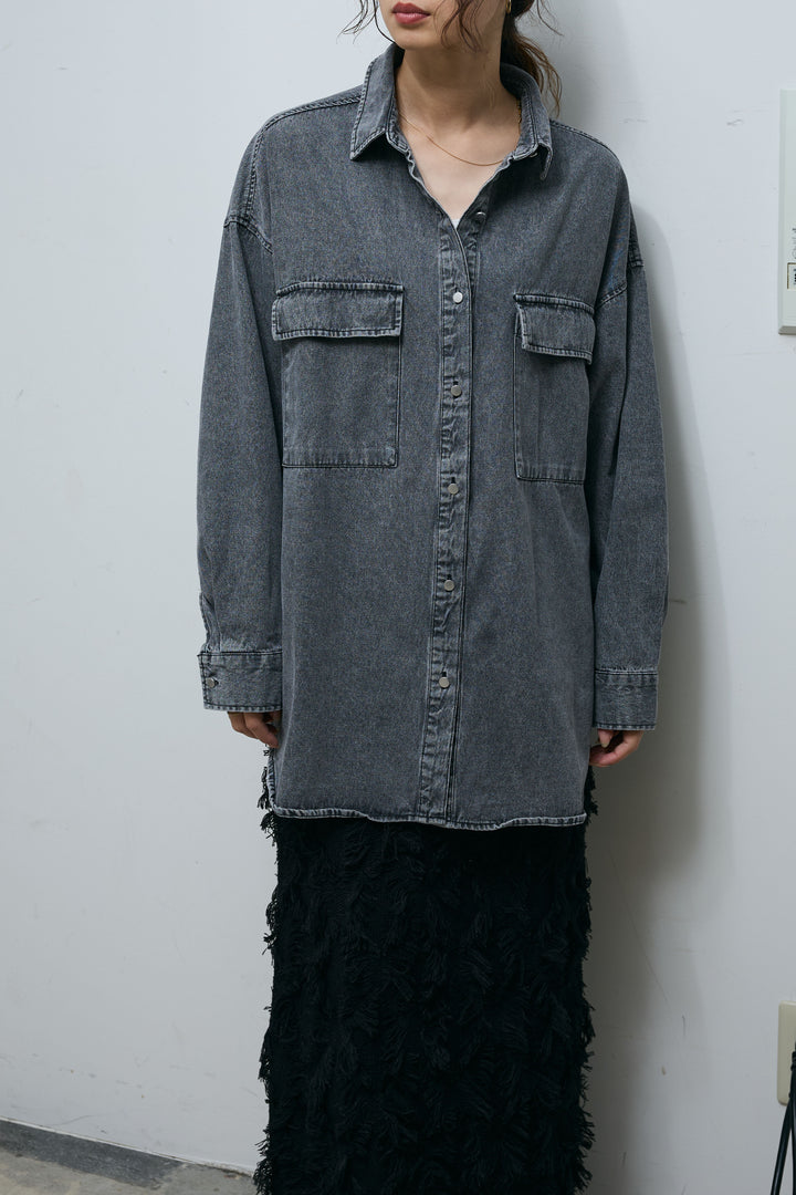[予約]オーバーサイズデニムシャツ