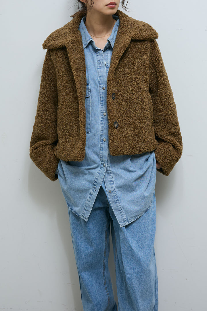 [予約]ショートテディベアコート