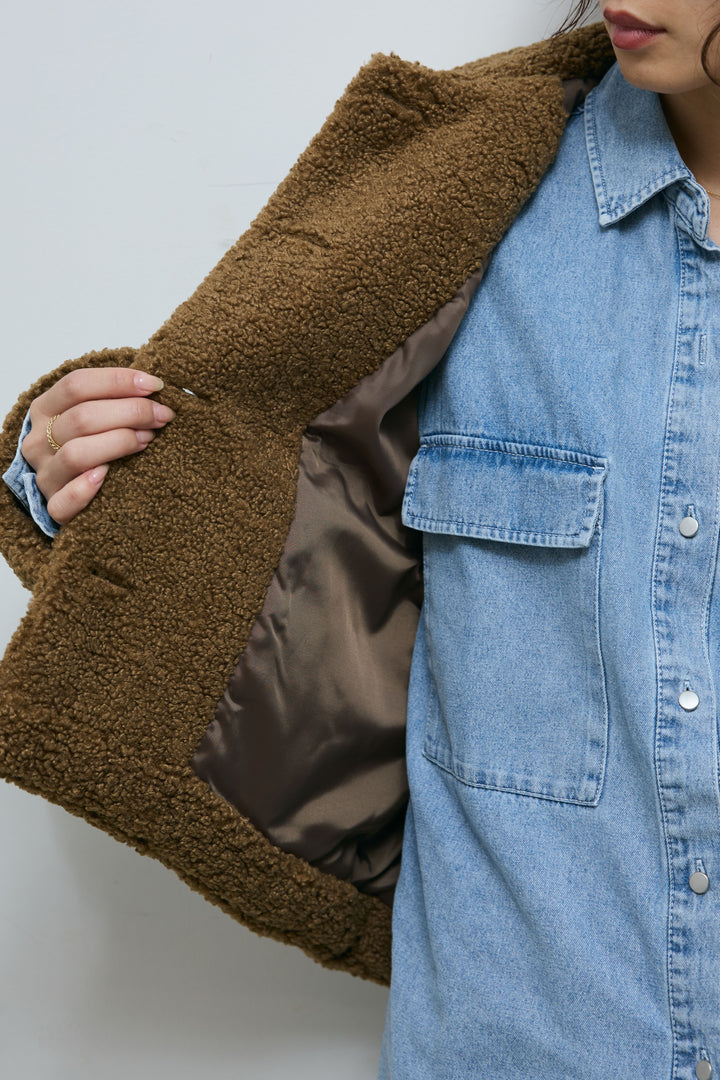 [予約]ショートテディベアコート