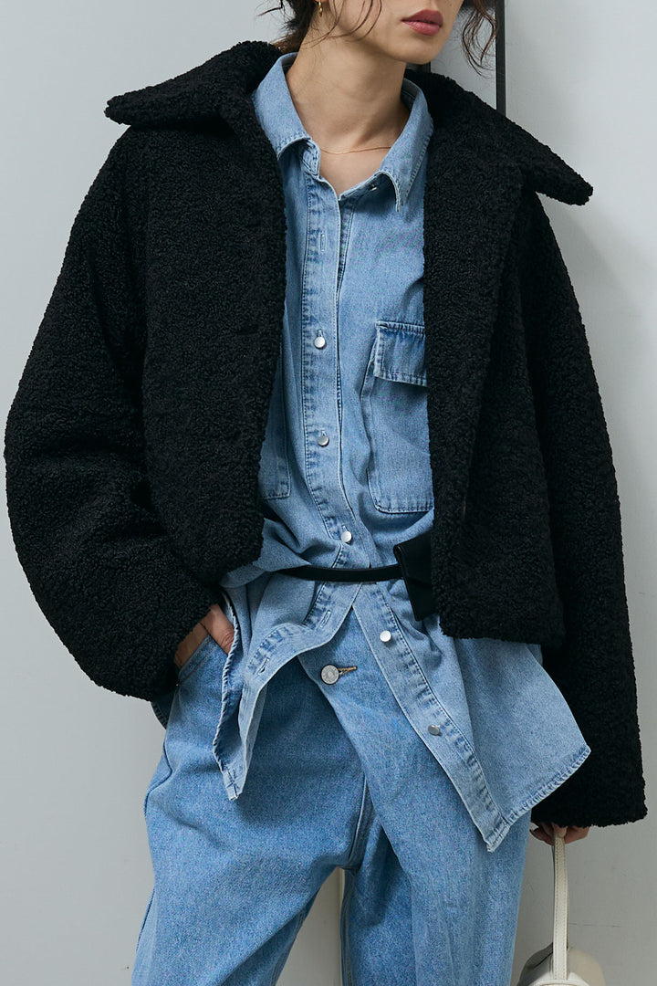 [予約]ショートテディベアコート