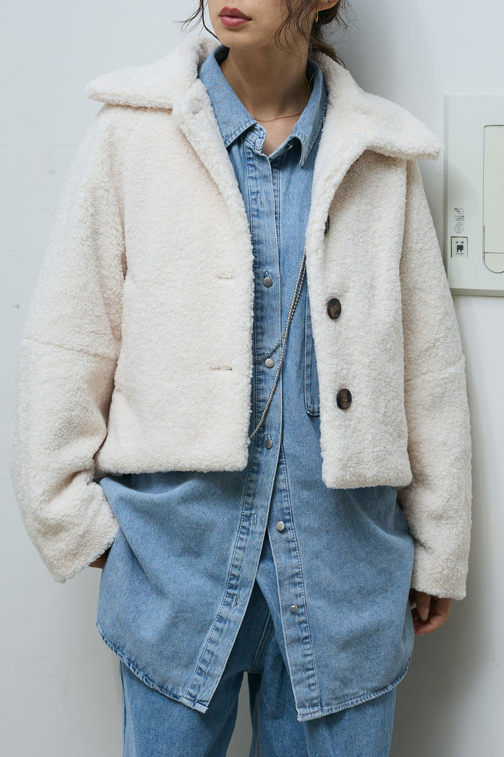 [予約]ショートテディベアコート