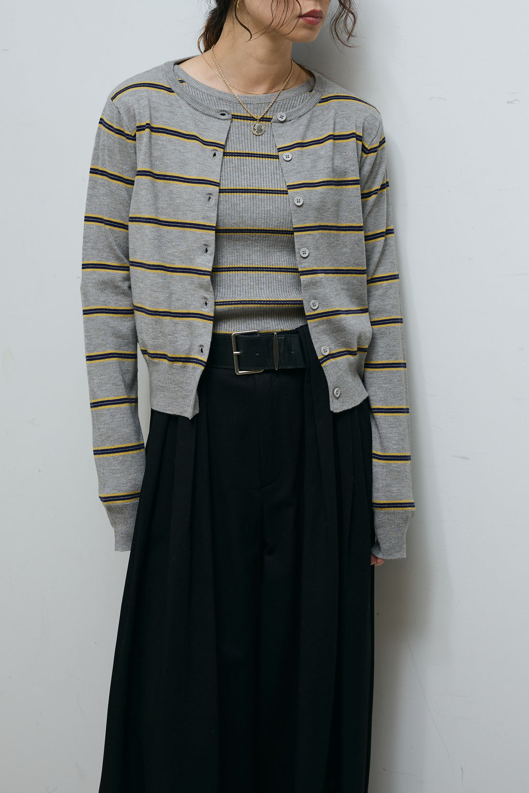 [予約]ボーダーカーディガン