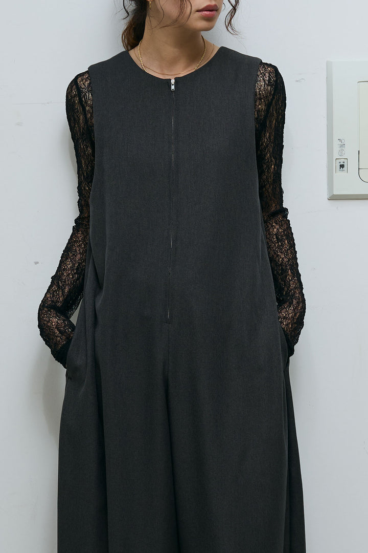 [予約]フロントジップコクーンコンビネゾン