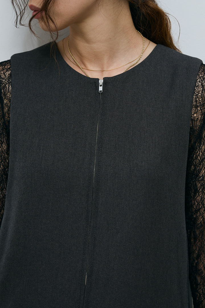 [予約]フロントジップコクーンコンビネゾン