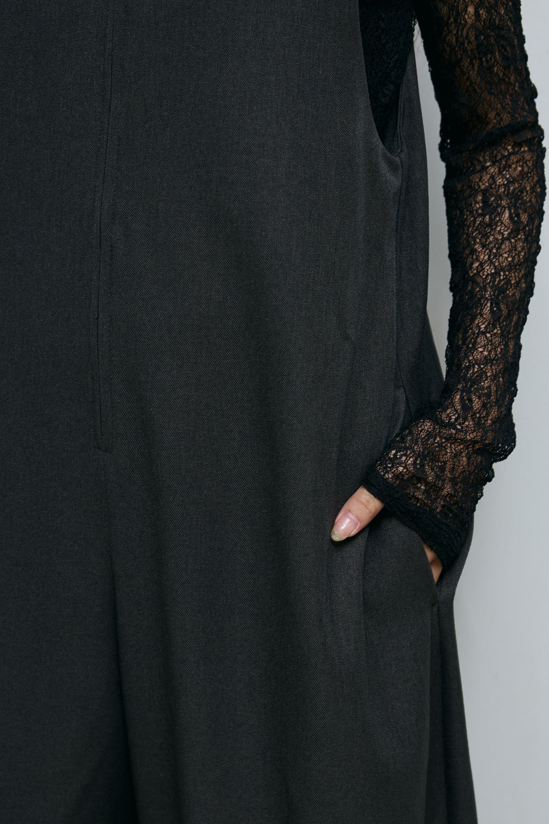 [予約]フロントジップコクーンコンビネゾン