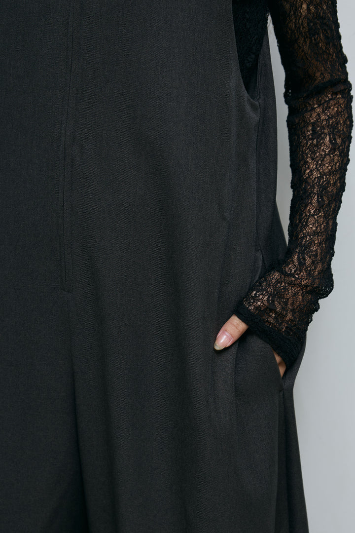 [予約]フロントジップコクーンコンビネゾン